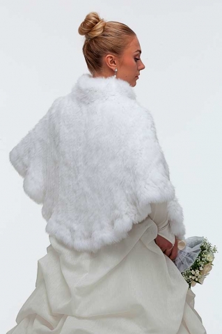 белая шаль на свадьбу