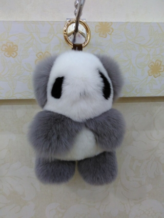 серый панда