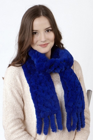 купить синий шарф